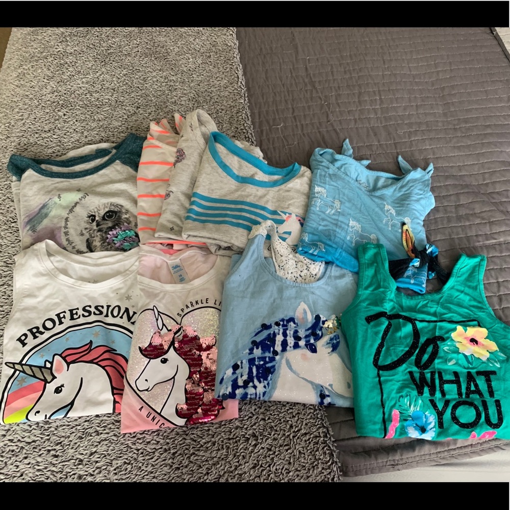 Justice girls shirt bundle